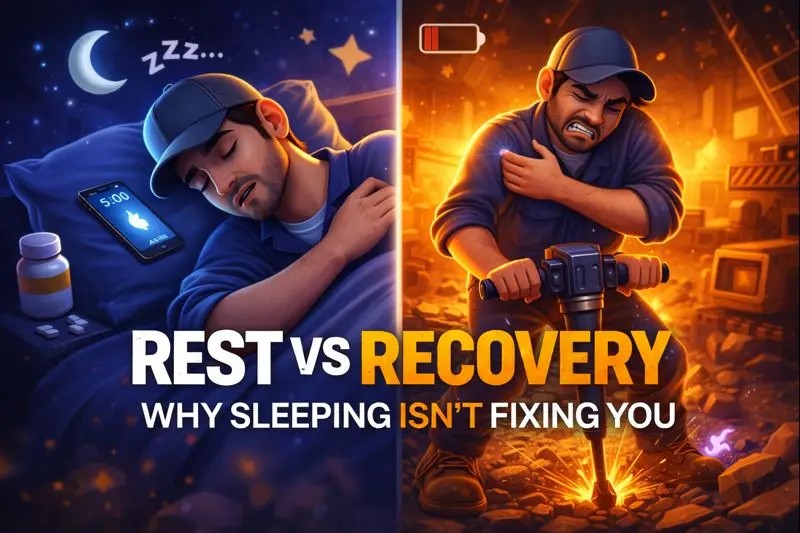 Rest vs Recovery Why Sleeping Isn’t Fixing You